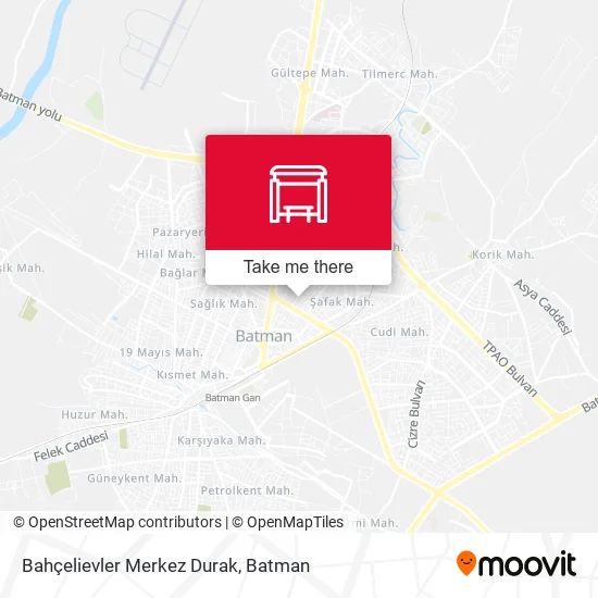 Bahçelievler Merkez Durak map