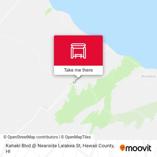 Kahaki Blvd @ Nearside Lalakea St map