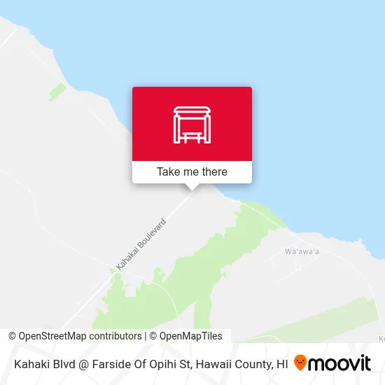 Kahaki Blvd @ Farside Of Opihi St map