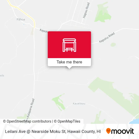 Leilani Ave @ Nearside Moku St map
