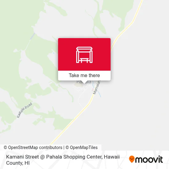 Kamani Street @ Pahala Shopping Center map