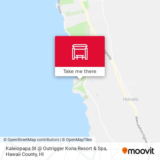 Kaleiopapa St @ Outrigger Kona Resort & Spa map