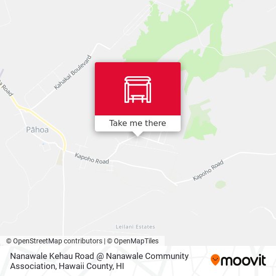 Mapa de Nanawale Kehau Road @ Nanawale Community Association