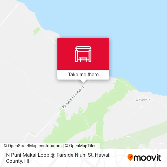 N Puni Makai Loop @ Farside Niuhi St map