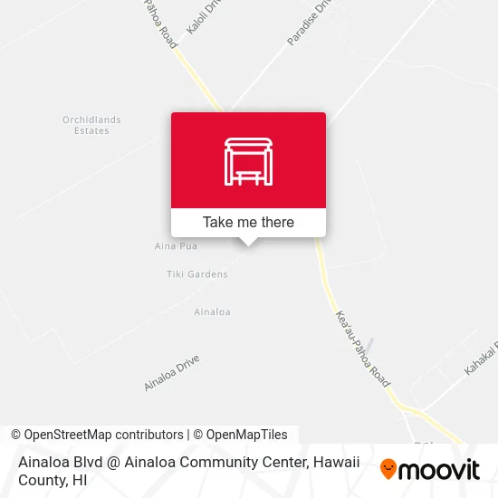 Ainaloa Blvd @ Ainaloa Community Center map