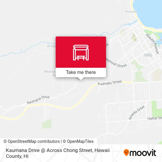 Kaumana Drive @ Across Chong Street map