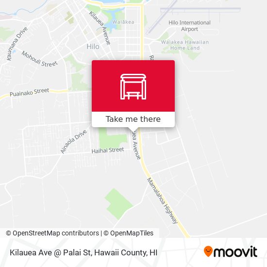 Mapa de Kilauea Ave @ Palai St