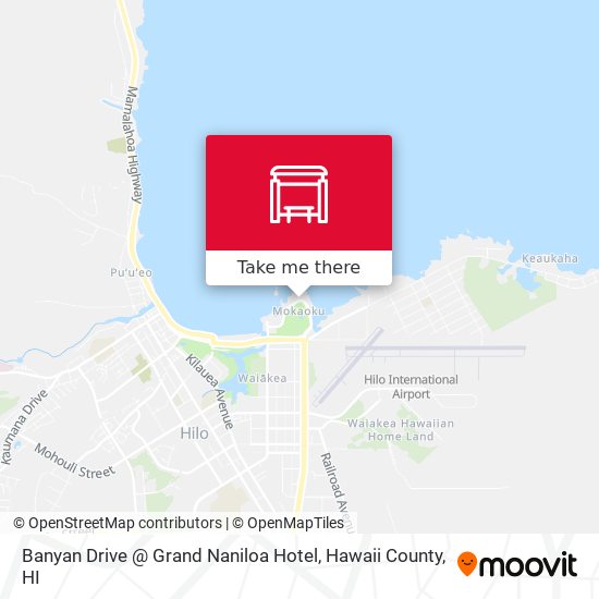 Banyan Drive @ Grand Naniloa Hotel map