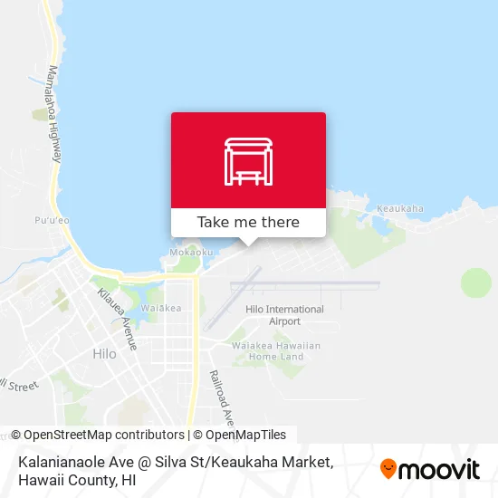 Kalanianaole Ave @ Silva St / Keaukaha Market map