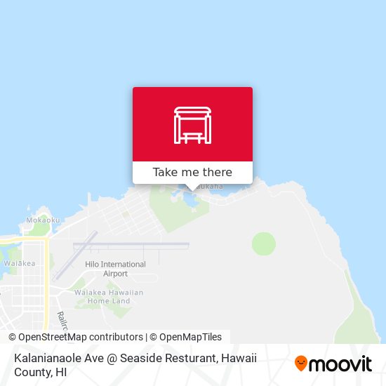 Mapa de Kalanianaole Ave @ Seaside Resturant