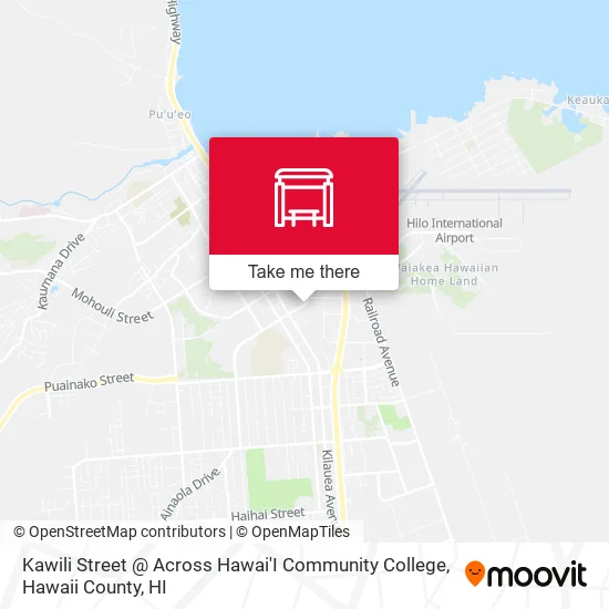 Kawili Street @ Across Hawai'I Community College map