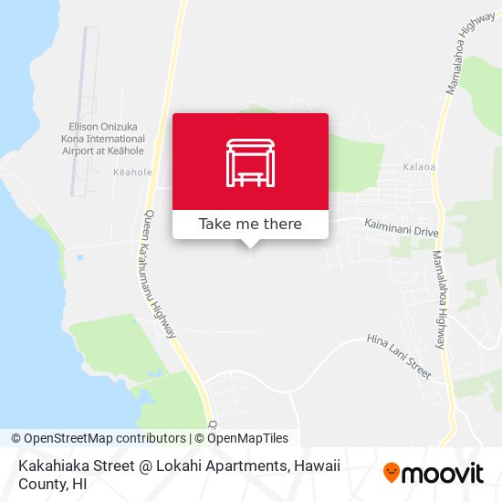 Kakahiaka Street @ Lokahi Apartments map