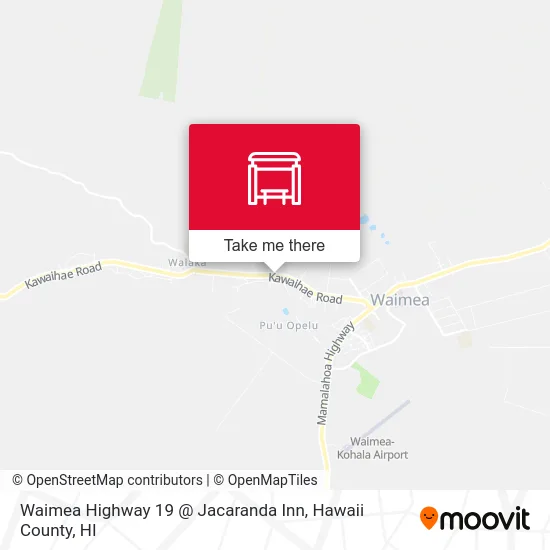 Waimea Highway 19 @ Jacaranda Inn map