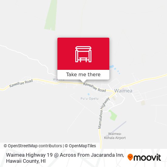 Waimea Highway 19 @ Across From Jacaranda Inn map