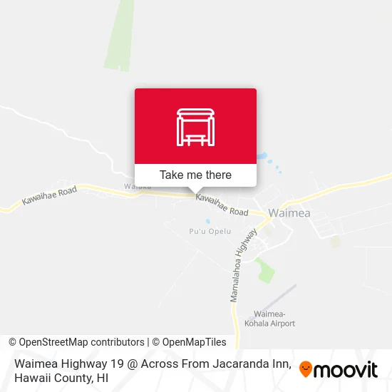Waimea Highway 19 @ Across From Jacaranda Inn map