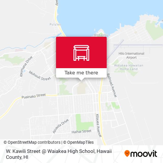 Mapa de W. Kawili Street @ Waiakea High School