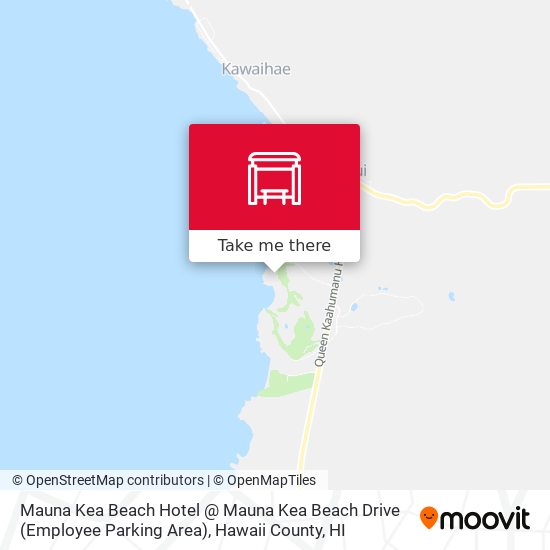 Mauna Kea Beach Hotel @ Mauna Kea Beach Drive (Employee Parking Area) map