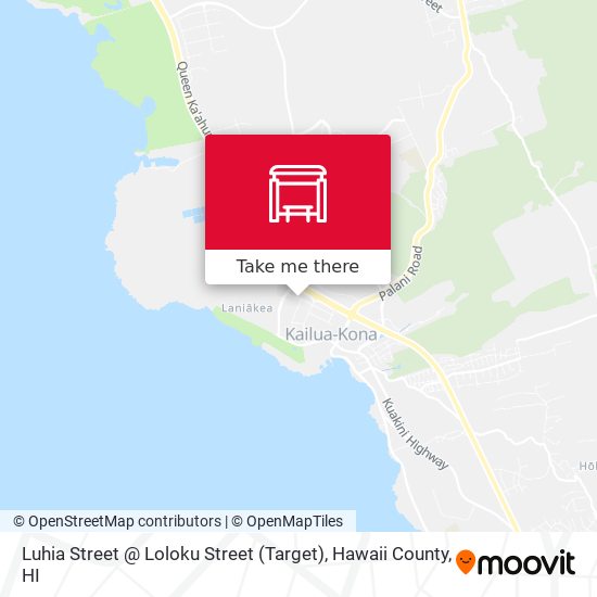Luhia Street @ Loloku Street (Target) map
