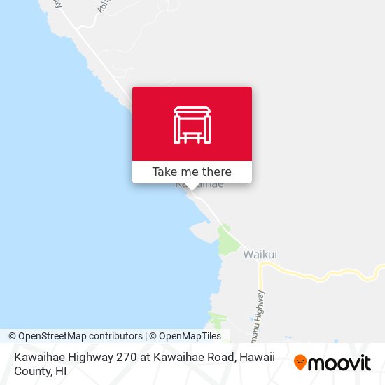 Kawaihae Highway 270 at Kawaihae Road map