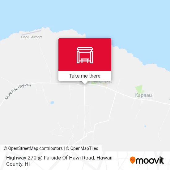 Highway 270 @ Farside Of Hawi Road map