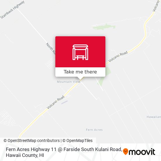 Fern Acres Highway 11 @ Farside South Kulani Road map