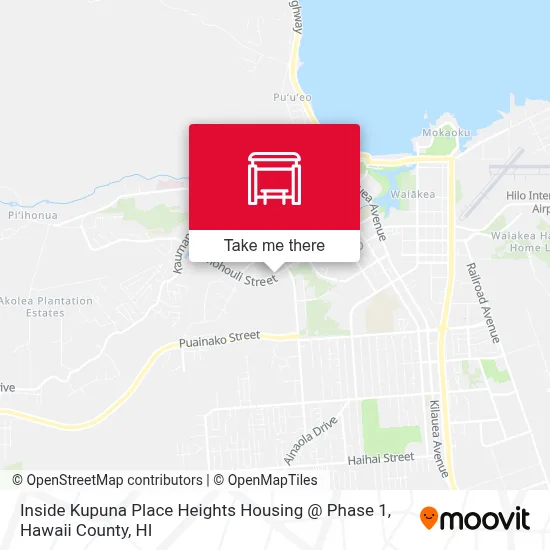 Inside Kupuna Place Heights Housing @ Phase 1 map