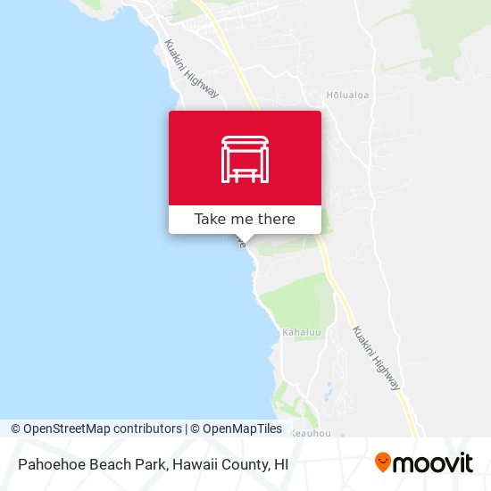 Mapa de Pahoehoe Beach Park