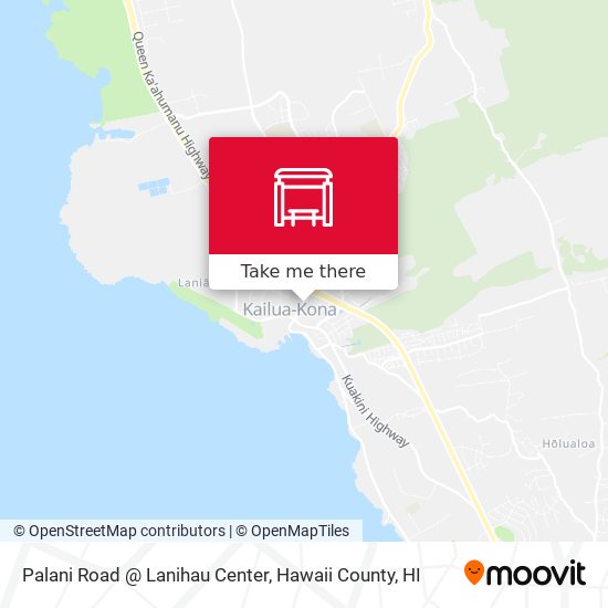 Palani Road @ Lanihau Center map