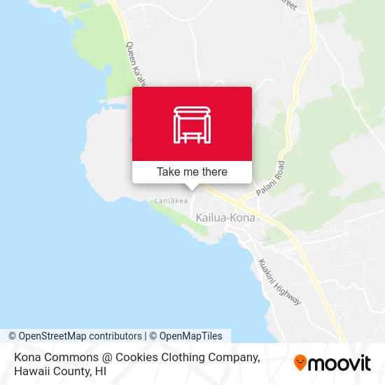 Kona Commons @ Cookies Clothing Company map