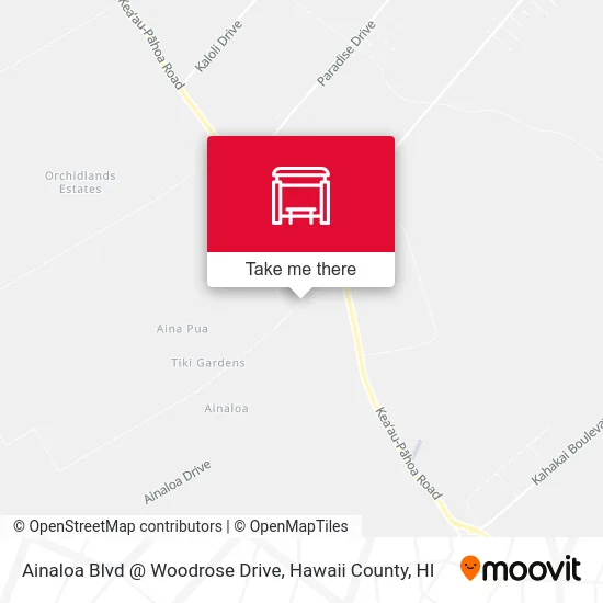 Ainaloa Blvd @ Woodrose Drive map