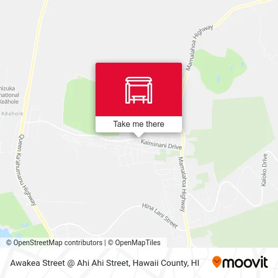 Awakea Street @ Ahi Ahi Street map