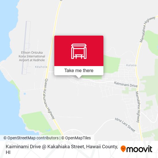 Mapa de Kaiminami Drive @ Kakahiaka Street