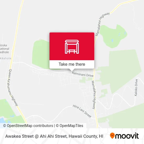 Awakea Street @ Ahi Ahi Street map