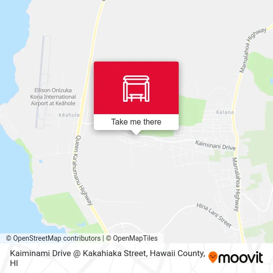 Kaiminami Drive @ Kakahiaka Street map