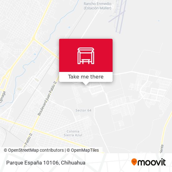 Parque España 10106 map