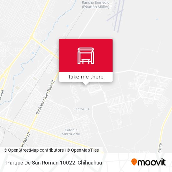 Parque De San Roman 10022 map
