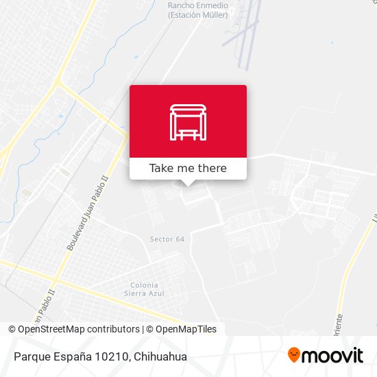 Parque España 10210 map