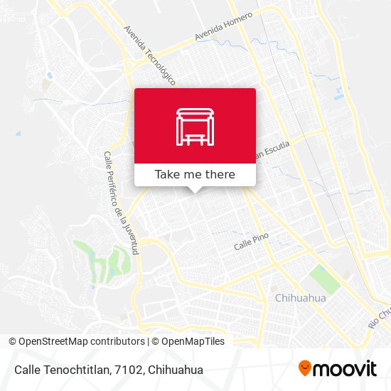 Calle Tenochtitlan, 7102 map