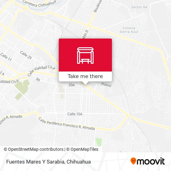 Fuentes Mares Y Sarabia map