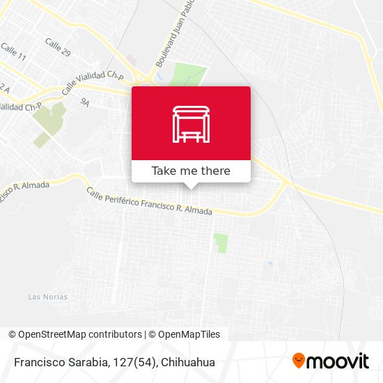 Francisco Sarabia, 127(54) map