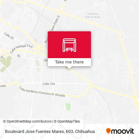 Boulevard Jose Fuentes Mares, 603 map