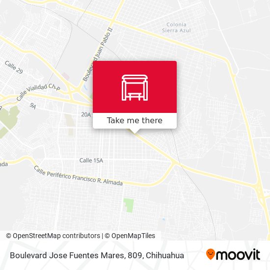 Boulevard Jose Fuentes Mares, 809 map