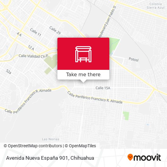 Avenida Nueva España 901 map
