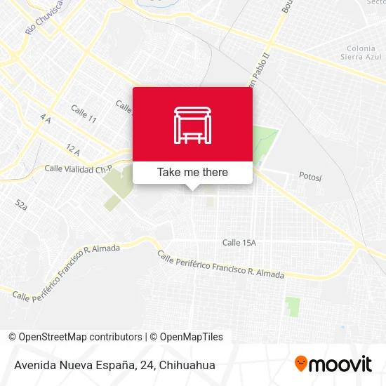 Mapa de Avenida Nueva España, 24