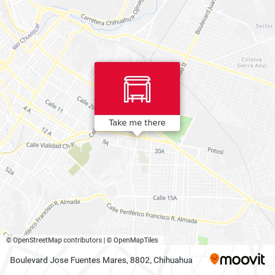 Boulevard Jose Fuentes Mares, 8802 map