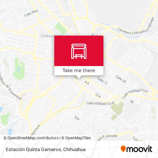 Estación Quinta Gameros map