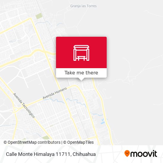 Calle Monte Himalaya 11711 map