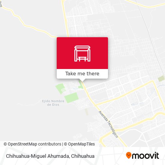 Chihuahua-Miguel Ahumada map