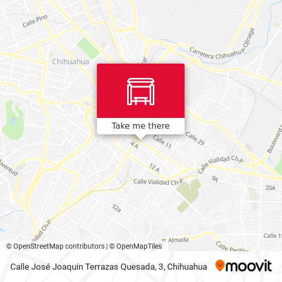 Calle José Joaquín Terrazas Quesada, 3 map
