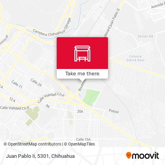 Mapa de Juan Pablo Ii, 5301